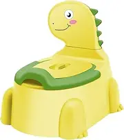 Potty Toilet Potties Training Chair Baby Kids Boys Girls Toddler Dinosaur Seat Portable Children Travel 1-6 Year Old Childrens Infant Mini Toilets Toddlers Animal Pottie With Lid Pottys Trainer Yellow