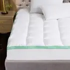 Airfresh Breathable Bamboo Mattress Topper Single Size 5CM Gusset High Loft 1000