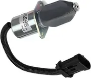 12V Fuel Shut Off Solenoid Switch 6681513,Compatible for Bobcat Skid Steer 643 743 751 753 763 773
