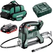 Metabo FP18LTX40SB1K - 18V Grease Gun with 450/500g Barrel Kit (1 x 4.0Ah)