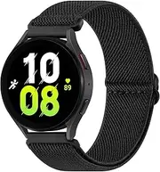 Elastic Bands for Samsung Galaxy Watch 4 Band & Galaxy Watch 5 Bands 44mm 40mmWomen/Men, 20mm Adjustable Comfortable Stretchy Braided Solo Loop Sport Replacement Sport Straps for Galaxy Watch 5 Pro/5/4/3