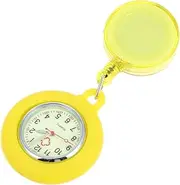 [WRITWAA] 1pc Nurse Table Nurses Watches for Ladies Watches for Women Pocket Watch Nursing Nurses Nurse Decor Nursing Accessories Nursing Watches for Nurses Men Watch Quartz Yellow