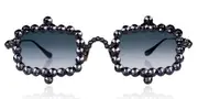 Anna-Karin Karlsson CRYSTAL MIRAGE Black Men's Sunglasses Black Size 56