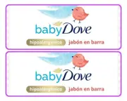 DOVE NEUTRO BABY HUMECTANTE 90 GR CADA UNO 2 PIEZAS