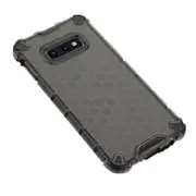 2 Pcs Shockproof Honeycomb PC + TPU Case for Galaxy S10e (Black)