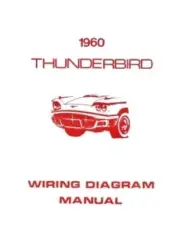 FORD 1960 Thunderbird Wiring Diagram Manual 60