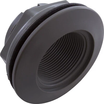Wall Fitting, WW, 2-3/8"hs, 1-1/2"fpt, 3-1/2"fd, Gray