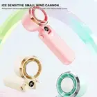 with Digital Display Electric Fan Foldable Neck Fan Handheld Small Fan Outdoor