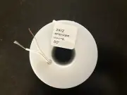 24/2 White Speaker Wire 50' (Pack of 5)