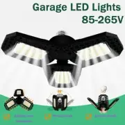 E26 Deformable LED Garage Light Bulb Ceiling Fixture Lights Shop Workshop Lamp