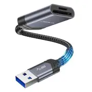 SD Card Reader, USB 3.0 SD to SD/Micro Card Adapter 5Gbps 2TB Capacity TF SD