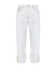 logo-patch denim jeans 30/32 White