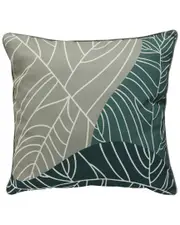 Outdoor Decor by Commonwealth Outdoor Leaf Print Large Pillow