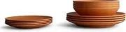 Year & Day Outdoor 12 Piece Plant Derived Dinnerware Set with Big Bowls, Dish Set for 4