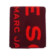 [Marc Jacobs] Marc Jacobs Logo Fringed Scarf ONE SIZE RED