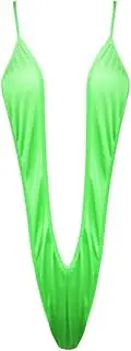 [FEESHOW] Women's Sling Shot One Piece Bikini Monokini Swimwear Swimsuit