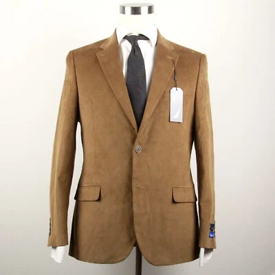 40R Nautica Mens Modern fit Sport Coat Blazer Corduroy Camel E04509