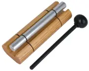 Woodstock Wind Chimes Zenergy Solo Hand Chime, Silver (7") Musically Tuned fo...