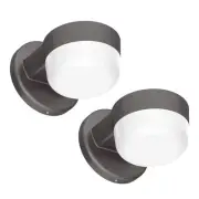 Modern LED Wall Pack Light Security Light with Dusk to Dawn Photocell Outdoor...