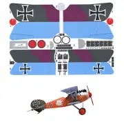 1:33 Scale Britain Albatross D.V Fighter Paper DIY Model Souvenir Static Display