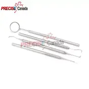 Dental Tartar Calculus Plaque Remover Tooth Scraper, Mirror & Scaler Set PR-377