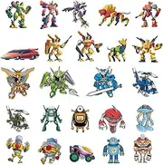 Ooopsiun Robot Temporary Tattoos for Boys- 80 Styles, Robot Birthday Party Decorations Supplies Favors for Kids Boys