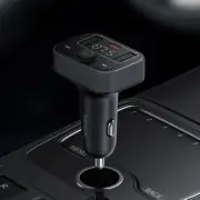 Car FM Transmitter Handsfree Wireless Bluetooth 5.3 with PD 18W Fast Car Charger
