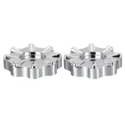 2pcs Replacement Round Wheel Handle Faucet Handles Manifold Gauges Knob Plastic