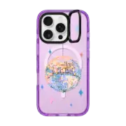 iPhone 16 Pro Impact Ring Stand Case MagSafe Compatible Disco