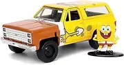 Jada Toys 1980 Chevy K5 Blazer 1:32 Scale Diecast Car with Spongebob Squarepants Figure