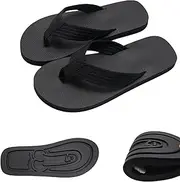 [JNRCE] Creative Flip Flops - Funny Beach Sandals with Hidden Design - Quick-Dry Slides for Men - Novelty Gag Gift