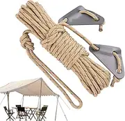 Heavy Duty,Guy Lines Tent Cords Ropes | 32.8Ft 5mm Heavy Duty Reflective Cord Clothesline, Survival Gear Camping Accessories for Tent Tarp, Hiking, Canopy