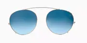 Etnia Barcelona Le Marais Clip-On Only SLBL Men's Sunglasses Silver Size 47