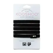 Kooshoo Certified Organic Black Hair Ties