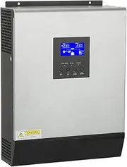 XUMIUZIY Hybrid Inverter, Multi-Function​ 3KVA 2400W Hybrid Pure Sine Wave Inverter Built in Solar Controller First for Off Grid System 50A 24V