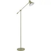 Olav Green Floor Lamps Telescopic Modern Brass Metal Lights Telbix Lighting