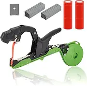 Manual Plant Tying Machine, Plant Ties for Outdoor Plants, Plant Ties Maximum 45mm, with Strap & Needle, for Grapes Tomato Cucumber Pepper Vegetables