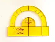 Handy Half Circle Quilting Template HC3-A 5mm