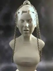 Idle Mind Bust Unpainted Model Kit microMANIA™