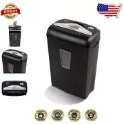 Micro-Cut Paper and Credit Card Shredder with Auto Shut-Off - 8-Sheet Capacity