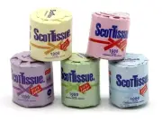 Dolls House Miniature 1/12th Scale Set of 5 Toilet Rolls BA90