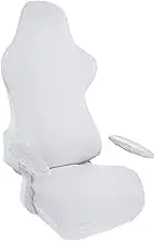 FccsiKoa Gaming Chair Covers Gaming for Computer Chair Office Chair, White, as described