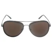 Giorgio Armani Giorgio Armani AR 6039 3003/73 Frames of Life -Matte Gunmetal/Matte Havana/Brown by Giorgio Armani for Men - 56-16-140 mm Sunglasses