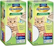 Ezi-Lockodour Absorbant Cat Litter 10 Pads Packet 2 Pack
