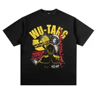 在飛比找ETMall東森購物網優惠-Wu-Tang Clan武當派說唱HIP-HOP印花短袖T恤