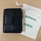 [二手] BV Bottega Veneta Small Cassette Bi-Fold Zip Wallet 黑色短夾