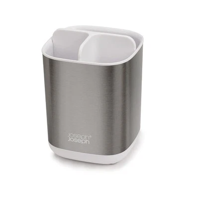 Joseph Joseph Easystore Steel Toothbrush Caddy 9.1X9X13cm