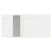 METOD wall cabinet with 2 doors, white Enköping/white wood effect, 80x37x40 cm