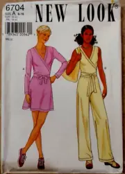 New Look 6704 Knit Pull-over Pants Skirt Top Long & Short Sz. 6-8-10-12-14-16