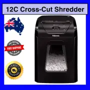 Fellowes Powershred 19L 12C 12-Sheet Cross-Cut Professional Paper Shredder New